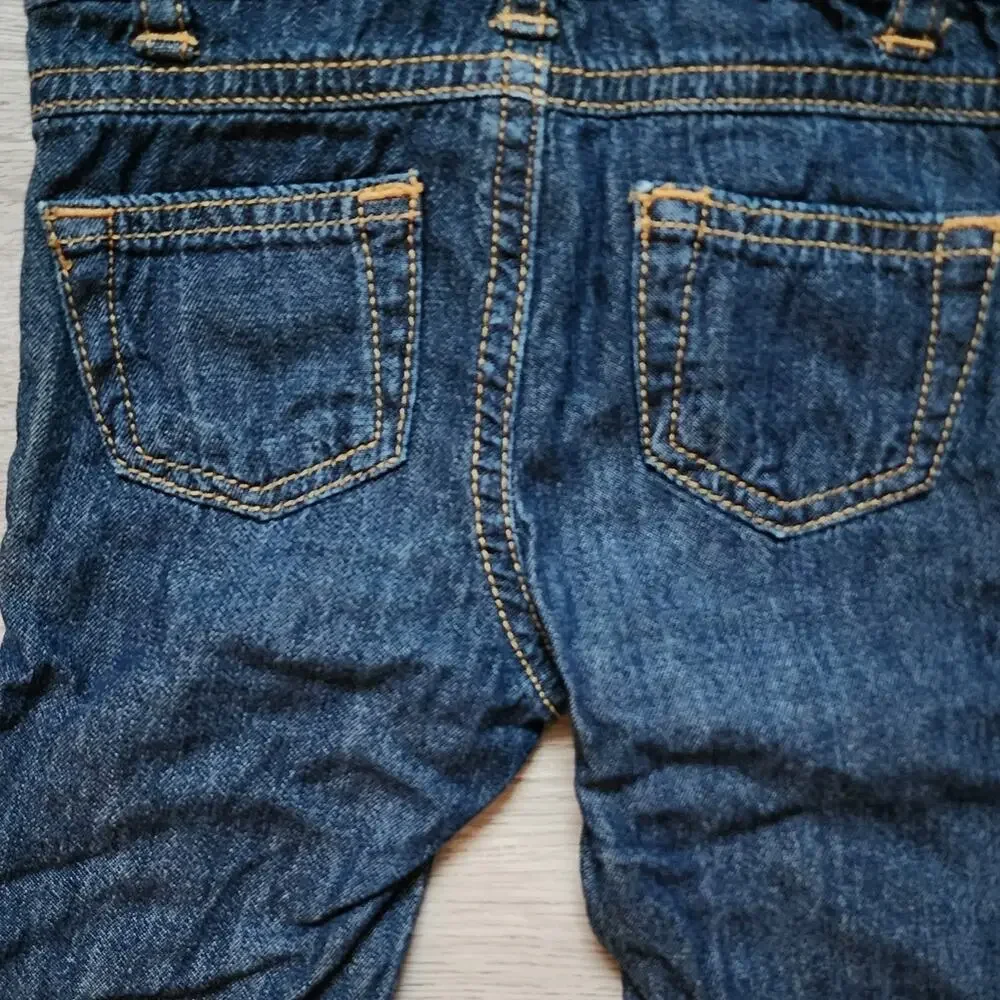 Carter's Boy's Infant Denim Pants Snap Button Closure Jeans Size 3 Months 3M